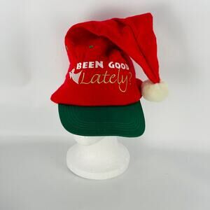 Santa Snap Back Hat Been Good Lately - One Size